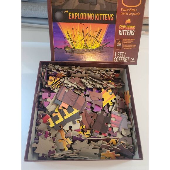 Exploding Kittens 300 Piece TNT Puzzle by Cardinal - Picture 3 of 3